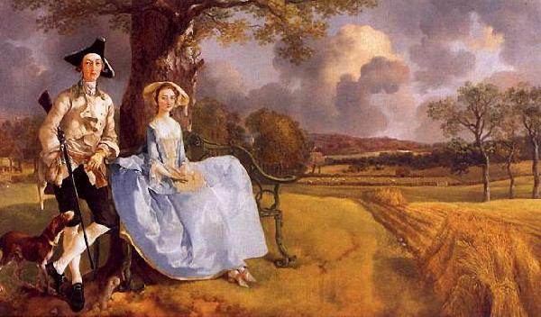 Thomas Gainsborough Mr and Mrs Andrews France oil painting art
